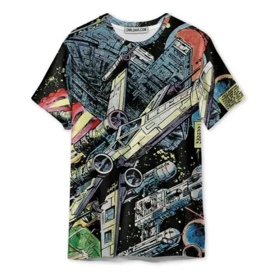 Discover Star Wars Han Solo Spaceship 3D T-Shirt