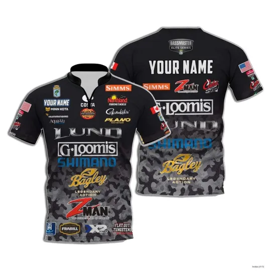 Discover Custom Name - Men's Race Tournament Gloomis Shimano Bowling Jersey - USA Size