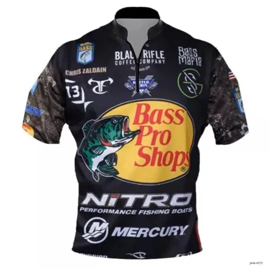 Discover Custom Name - Men's Bass Fishing Shirt Nitro Black Bowling Jersey - USA Size