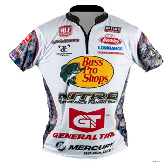 Discover Custom Name - Men's MLF Berkley Bass Pro Fishing Bowling Jersey - USA Size