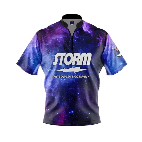 Discover Custom Name - Men's Storm Starfield Bowling Jersey - USA Size