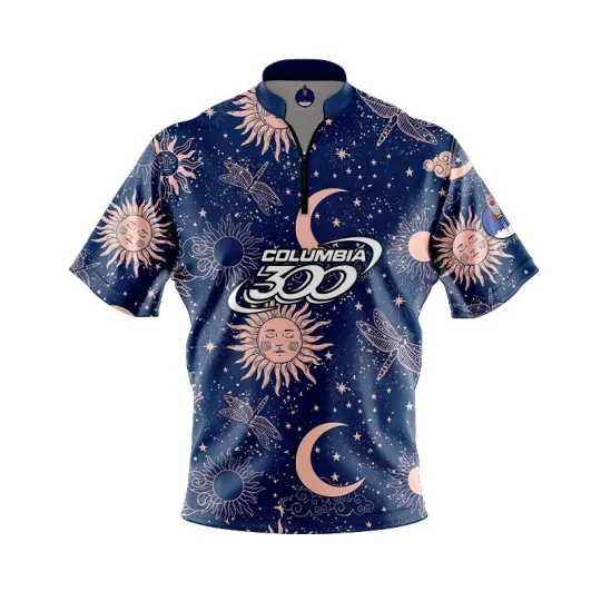 Men's Columbia 300 Cosmic Pin Crusher Bowling Jersey - USA Size