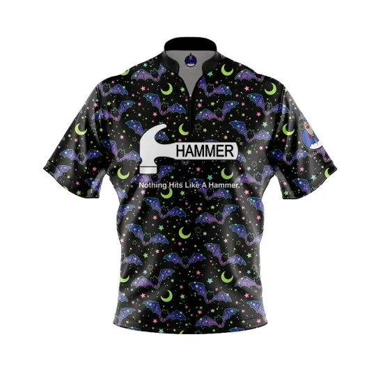 Discover Custom Name - Men's Hammer Bat Crazy Bowling Jersey - USA Size