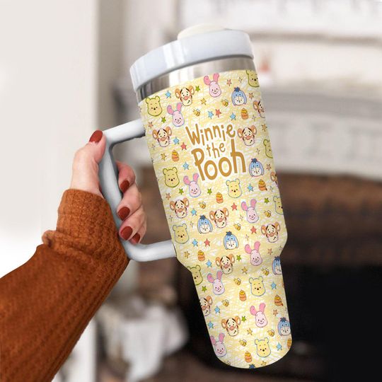 Discover 40oz Winnie the Pooh Tumbler Cup, Stainless Steel Cup