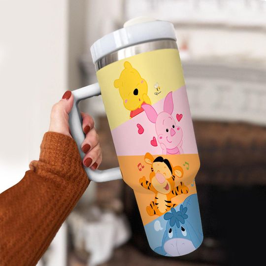 Discover 40oz Winnie the Pooh Tumbler Cup, Stainless Steel Cup