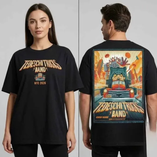 Discover Tedeschi Trucks Band 2026 Tour T-Shirt Beacon Theatre Concert Tee