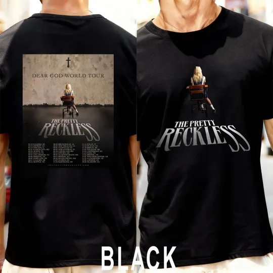 Discover The Pretty Reckless Tour Dates Dear God World Tour 2026 USA Inspired T-Shirt