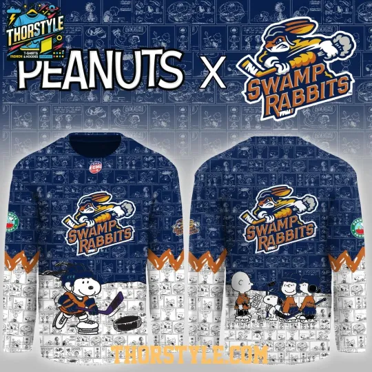 Discover Greenville Swamp Rabbits Peanuts Night 2026 Celebration Hockey Jersey