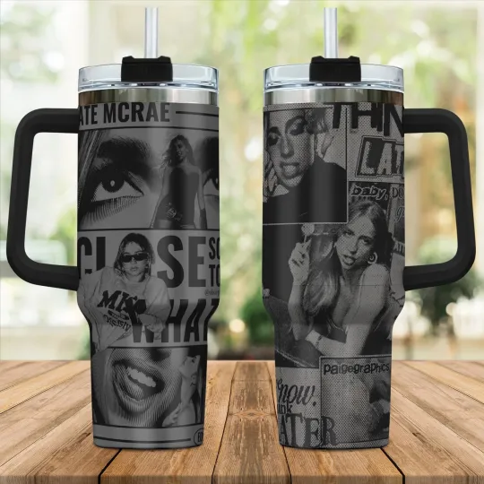 Discover Tate McRae 40oz Tumbler Gift For Fans