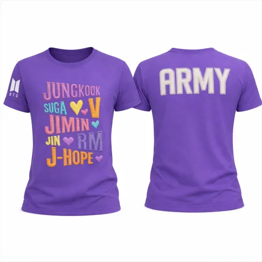 Discover BTS 2026 Reunion All Over Print Shirt 3D T Shirt