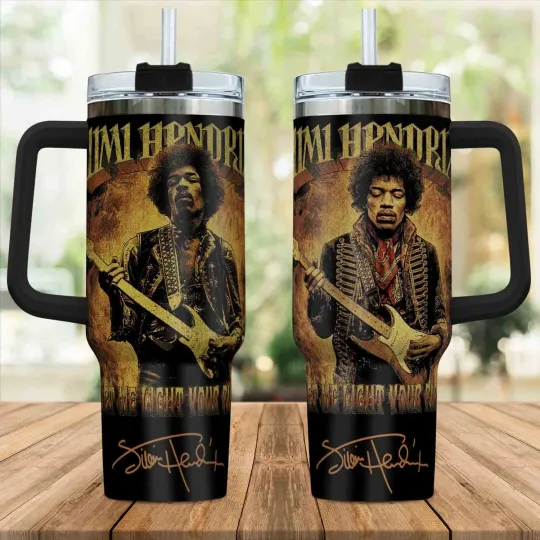 Discover Jimi Hendrix music Gift For Fans 40oz Tumbler