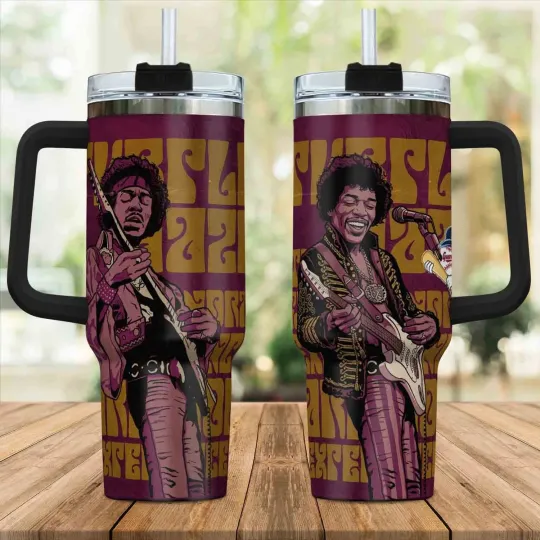 Discover Jimi Hendrix music Gift For Fans 40oz Tumbler