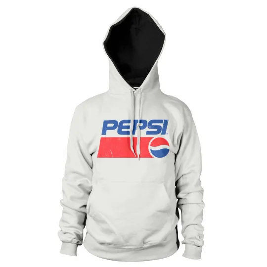 Officially Licensed Pepsi Classic Washed Logo Hoodie