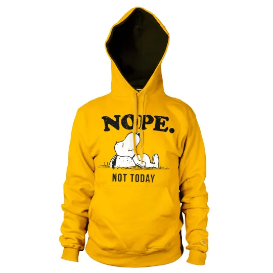 Discover Officially Licensed Peanuts - Nope. Not Today Hoodie