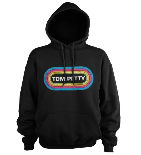 Discover Officially Licensed Tom Petty & The Heartbreakers - Retro Logo Hoodie