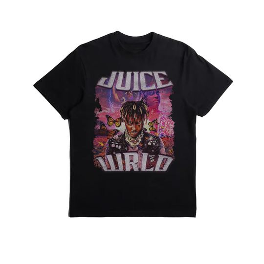 Discover Vintage Graphic T-Shirt, Juice WRLD, Homage Tee, Hip-Hop. Music