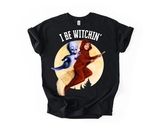 Hilary Duff 90s Casper and Wendy I Be Witchin' T-Shirt