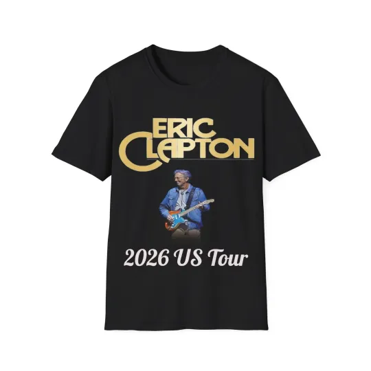 Discover Unisex T-Shirt Eric Clapton US Tour 2026