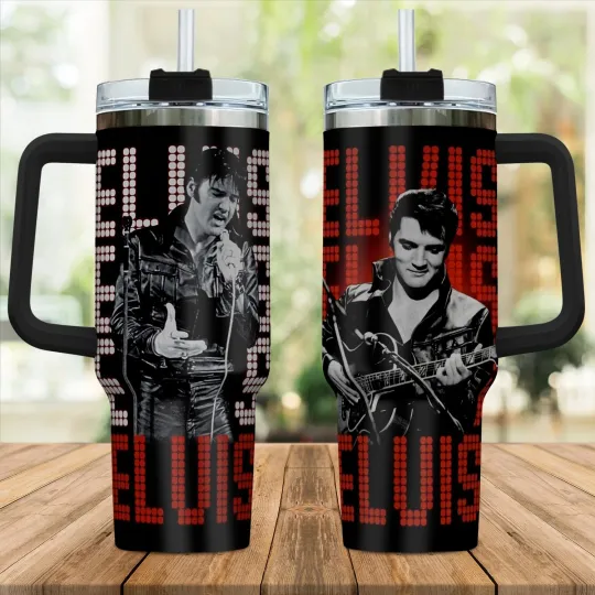 Discover Elvis Presley inspired music Gift For Fans 40oz Tumbler