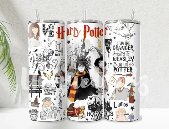 Discover Harry Potter Hogwarts 20oz Insulated Stainless Steel Tumbler with Lid and Straw