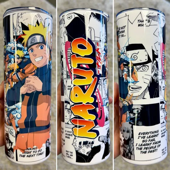 Discover *** Narutoo ANIME CHARACTER NINJA 20 OZ STAINLESS STEEL TUMBLER CUP + LID & STRAW