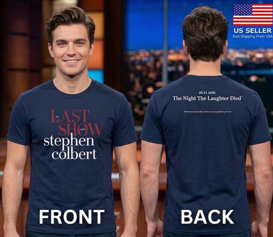 Discover The Last Show with Stephen Colbert 2026 T-Shirt, Late Night Comedy Tee, Fan Shirt