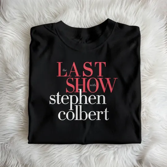 Discover Stephen Colbert Last Show 2026 USA Shirt Thanks For Watching Tee