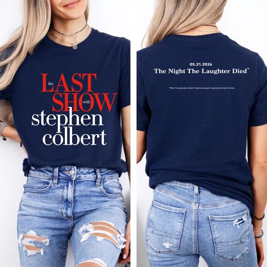 Discover The Last Show With Stephen Colbert 2026 Shirt, Stephen Colbert Shirt