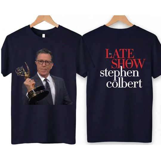 Discover The Late Show Stephen Colbert T-Shirt: Comedy Protest Graphic Tee