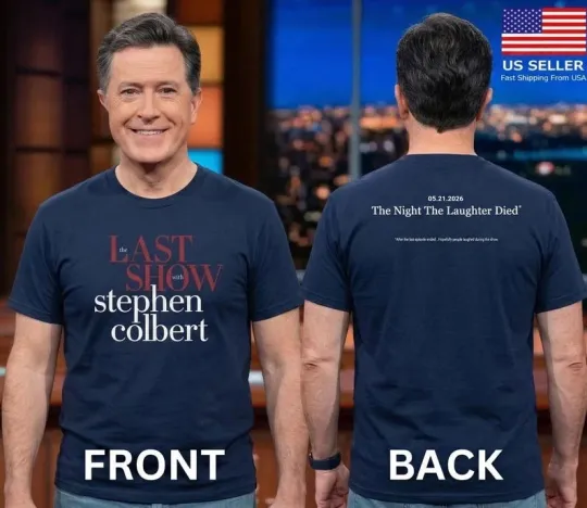Discover "The Last Show" with Colbert 2026 T-Shirt Size S to 5XL