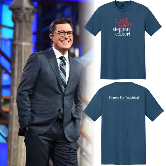 Discover HOT!!!! "The Last Show" with Colbert 2026 T-Shirt Size S-5XL