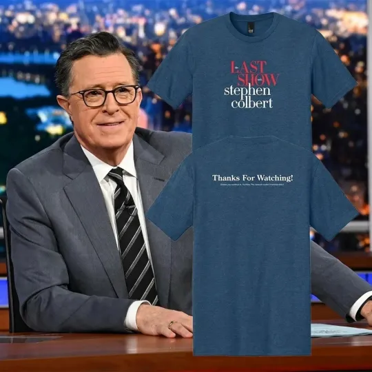 Discover HOT NEW!! "The Last Show" with Colbert 2026 T-Shirt Size S to 5XL