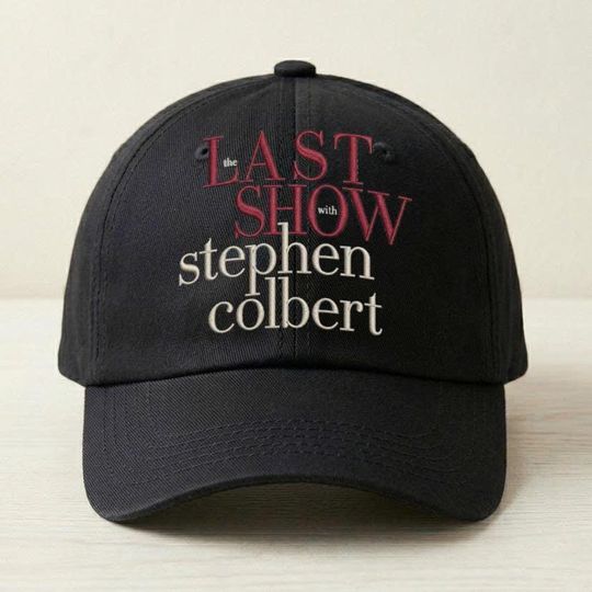 Discover The Last Show Stephen Baseball Cap, The Late Show Colbert Gift, Historic TV Show Final 2026 USA Baseball Cap