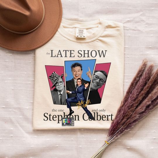Discover Comfort Colors Last Show Colbert T-Shirt, Stephen Colbert Fan Tee, Funny TV Show Shirt