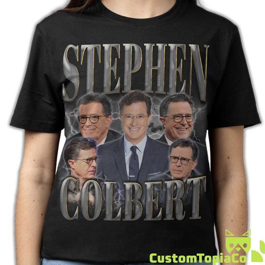 Discover Stephen Colbert Vintage T-Shirt - Retro 90s Homage Tee