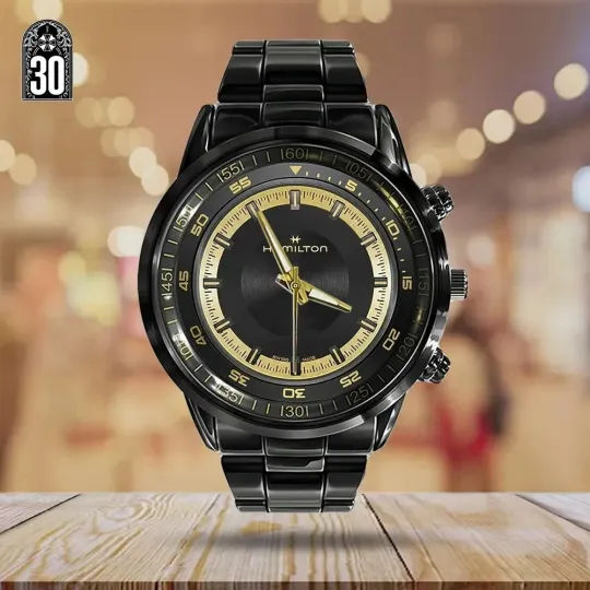 Discover HOT!! Resident Evil Requiem x Grace Ashcroft Black Stainless Steel Watch