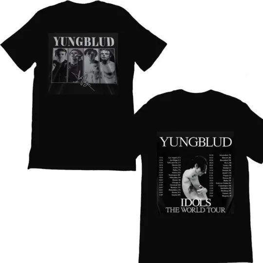 Yungblud Idols The World Tour Unisex Double Sided T-Shirt