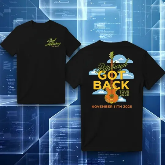 Discover P mccartney Pittsburgh November 11 2025 Tour Date Concert Shirt