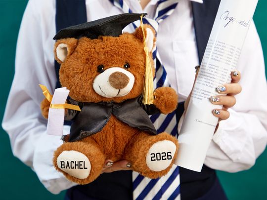 Custom Graduation Teddy Bear 2026 - Graduation Gifts for Graduates Preschool & Pre-K Keepsake