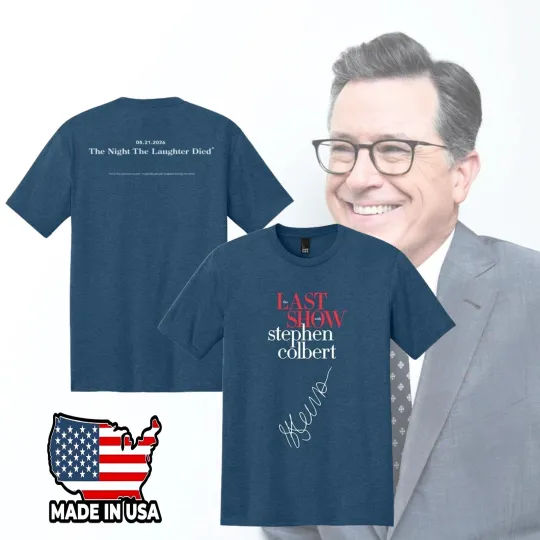 Discover "The Last Show" with Colbert 2026 T-Shirt