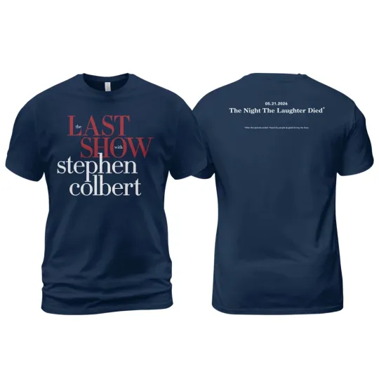 Discover "The Last Show" with Colbert 2026 T-Shirt