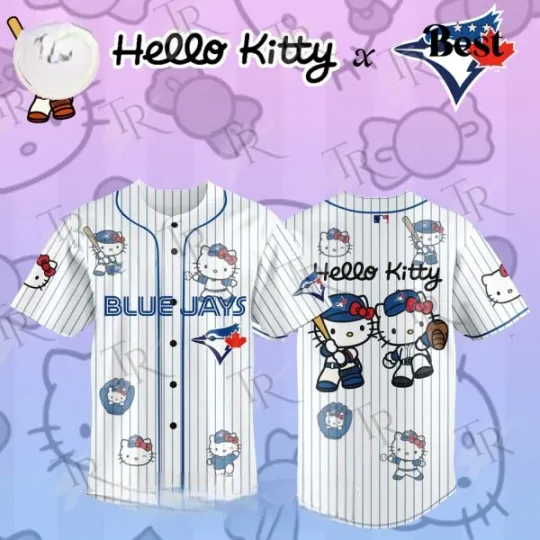 Discover Blue Jays x Hello Kitty 2026 Classic Baseball Jersey