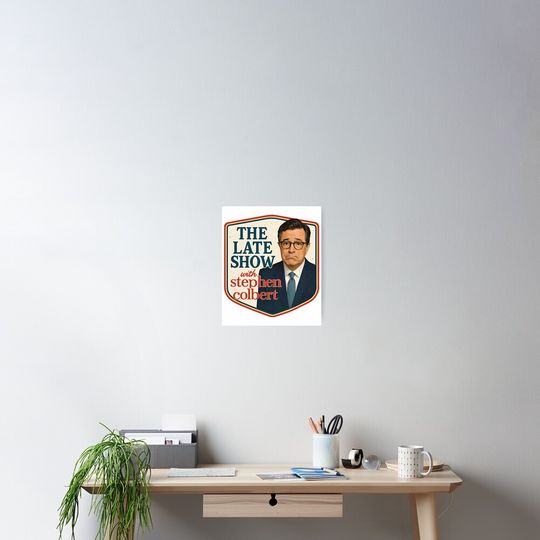 Discover Stephen Colbert The Late Show Poster