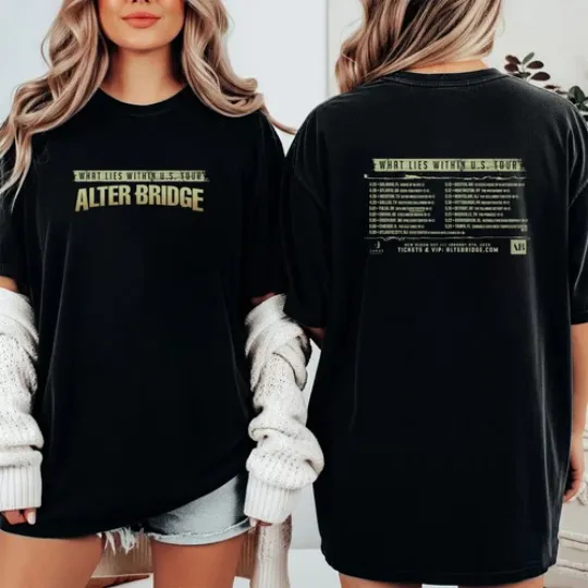 Discover Alter Bridge Tour 2026 USA T-Shirt Or Hoodie