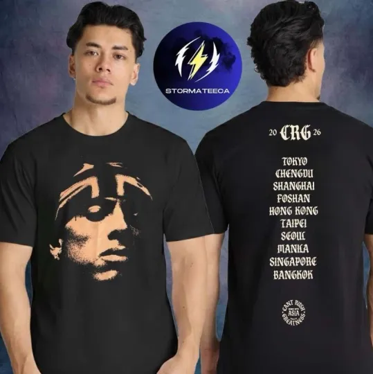 Discover Central Cee Merch Asia Tour 2026 Photo Two Sided Unisex T-Shirt