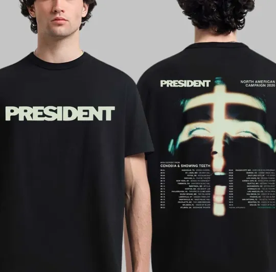 Discover President North American Campaign 2026 Tour T shirt