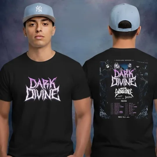 Discover Dark Divine Shallow Graves 2026 Tour Unisex T-Shirt