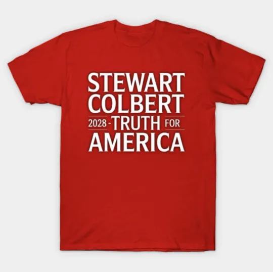 Discover Jon Stewart & Stephen Colbert 2028 T-Shirt