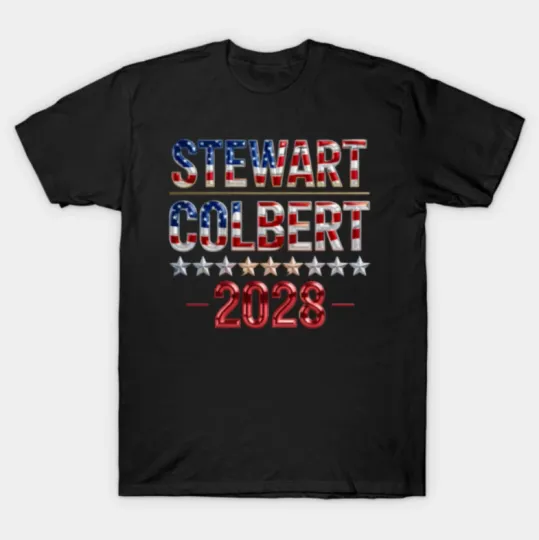 Discover Jon Stewart & Stephen Colbert 2028 Truthiness for All T-Shirt