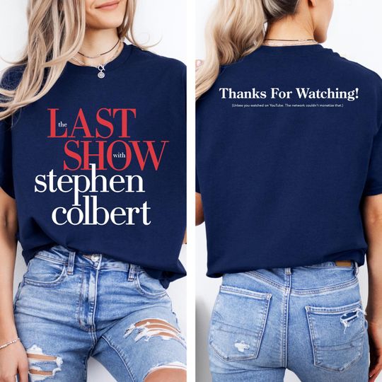 Discover The Last Show With Stephen Colbert Shirt -  Talk Show Tee